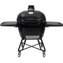 Primo All-In-One Oval XL 400 Ceramic Kamado Grill With Cradle, Side Shelves, And Stainless Steel Grates - PGCXLC - Agent BBQ