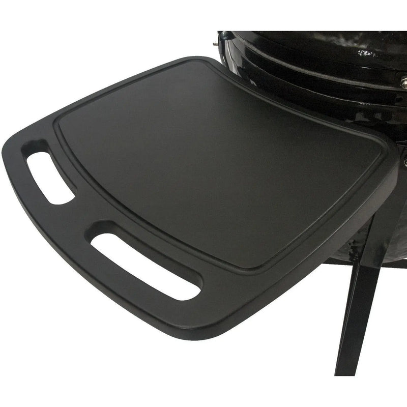 Primo All-In-One Oval XL 400 Ceramic Kamado Grill With Cradle, Side Shelves, And Stainless Steel Grates - PGCXLC - Agent BBQ