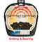 Primo All-In-One Oval XL 400 Ceramic Kamado Grill With Cradle, Side Shelves, And Stainless Steel Grates - PGCXLC - Agent BBQ
