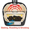 Primo All-In-One Oval XL 400 Ceramic Kamado Grill With Cradle, Side Shelves, And Stainless Steel Grates - PGCXLC - Agent BBQ