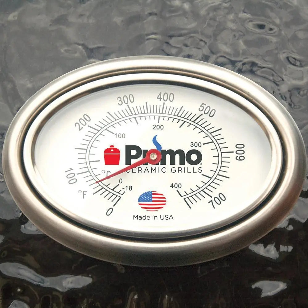 Primo Oval Junior 200 Ceramic Kamado Grill With Stainless Steel Grates - PGCJRH - Agent BBQ