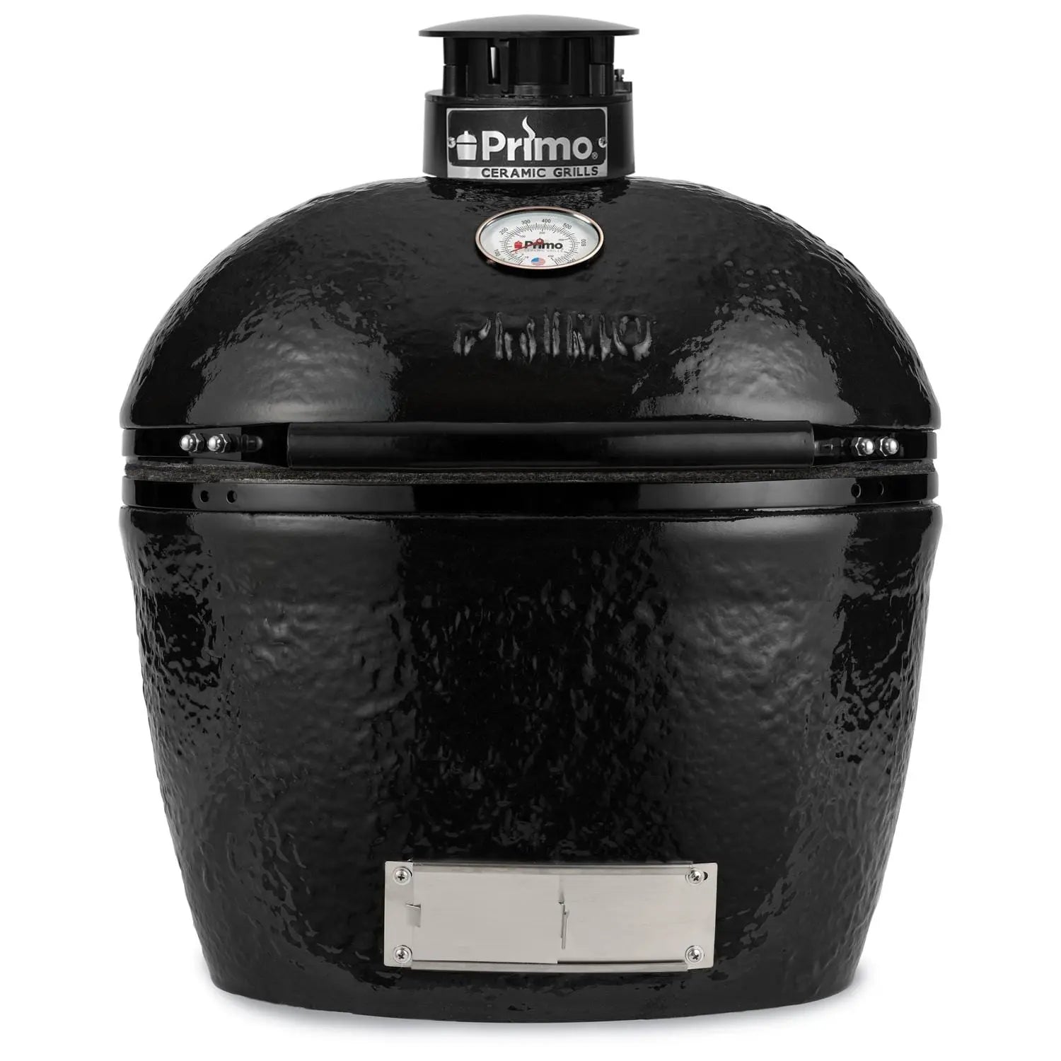 Primo Oval LG 300 Charcoal Ceramic Kamado Grill With Stainless Steel Grates- PGCLGH - Agent BBQ