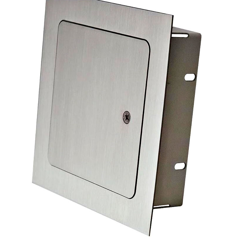 RCS 6 Inch Recessed Single Access Stainless Steel Door - RAD66