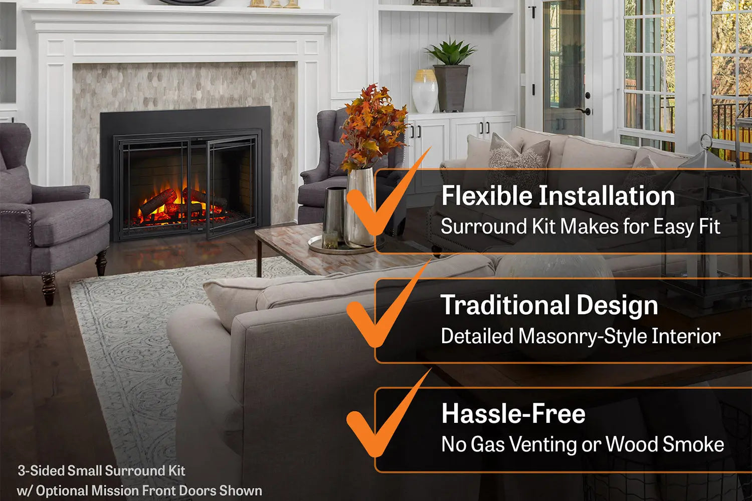 SimpliFire 25" Electric Fireplace Insert SimpliFire