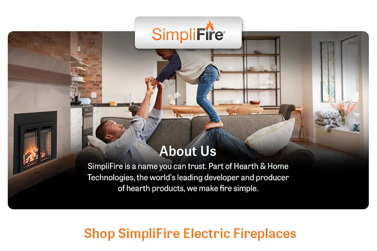 SimpliFire 30" Electric Fireplace Insert SimpliFire