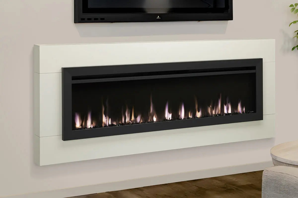 SimpliFire Allusion Slim 60'' Wall Mount / Recessed Electric Fireplace SimpliFire