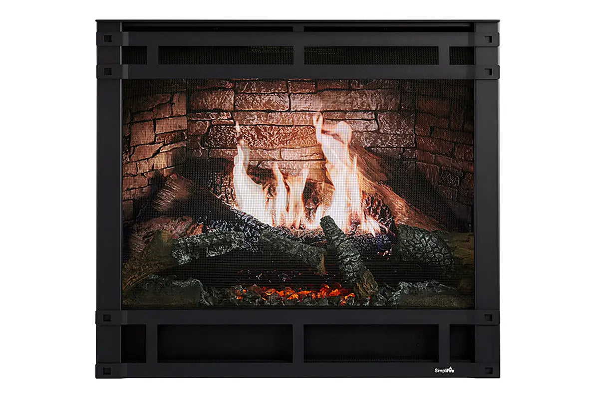 SimpliFire Inception 36'' Traditional Smart Electric Fireplace SimpliFire