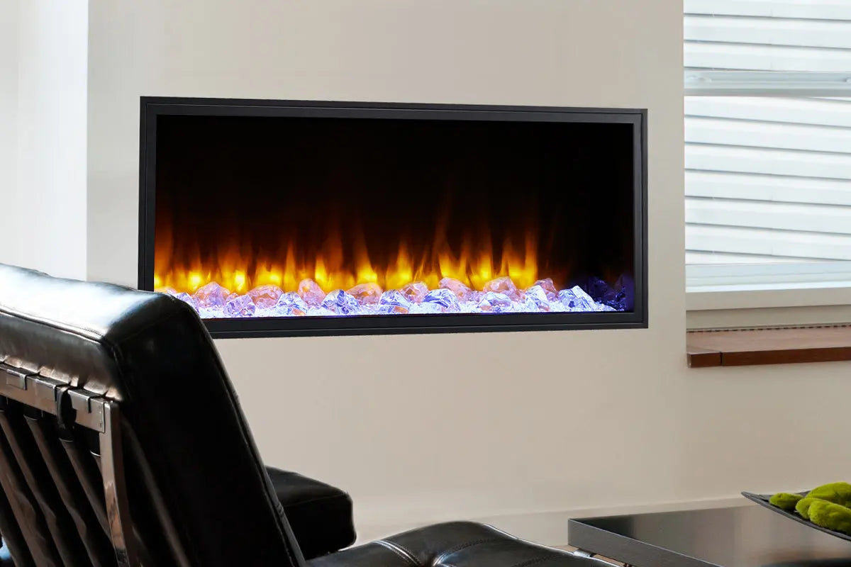 SimpliFire Scion 43'' Built-In Linear Electric Fireplace SimpliFire