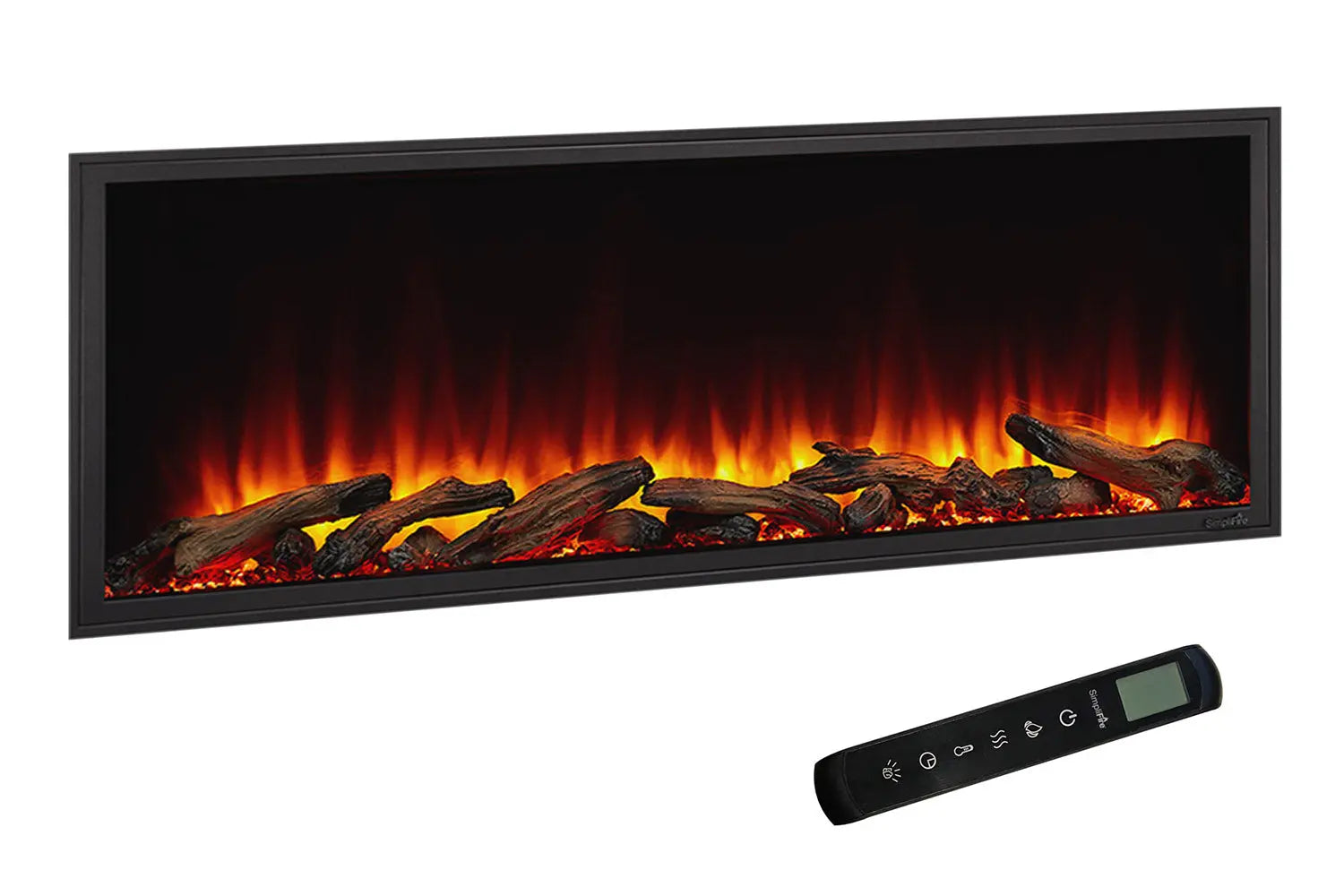 SimpliFire Scion 43'' Built-In Linear Electric Fireplace SimpliFire
