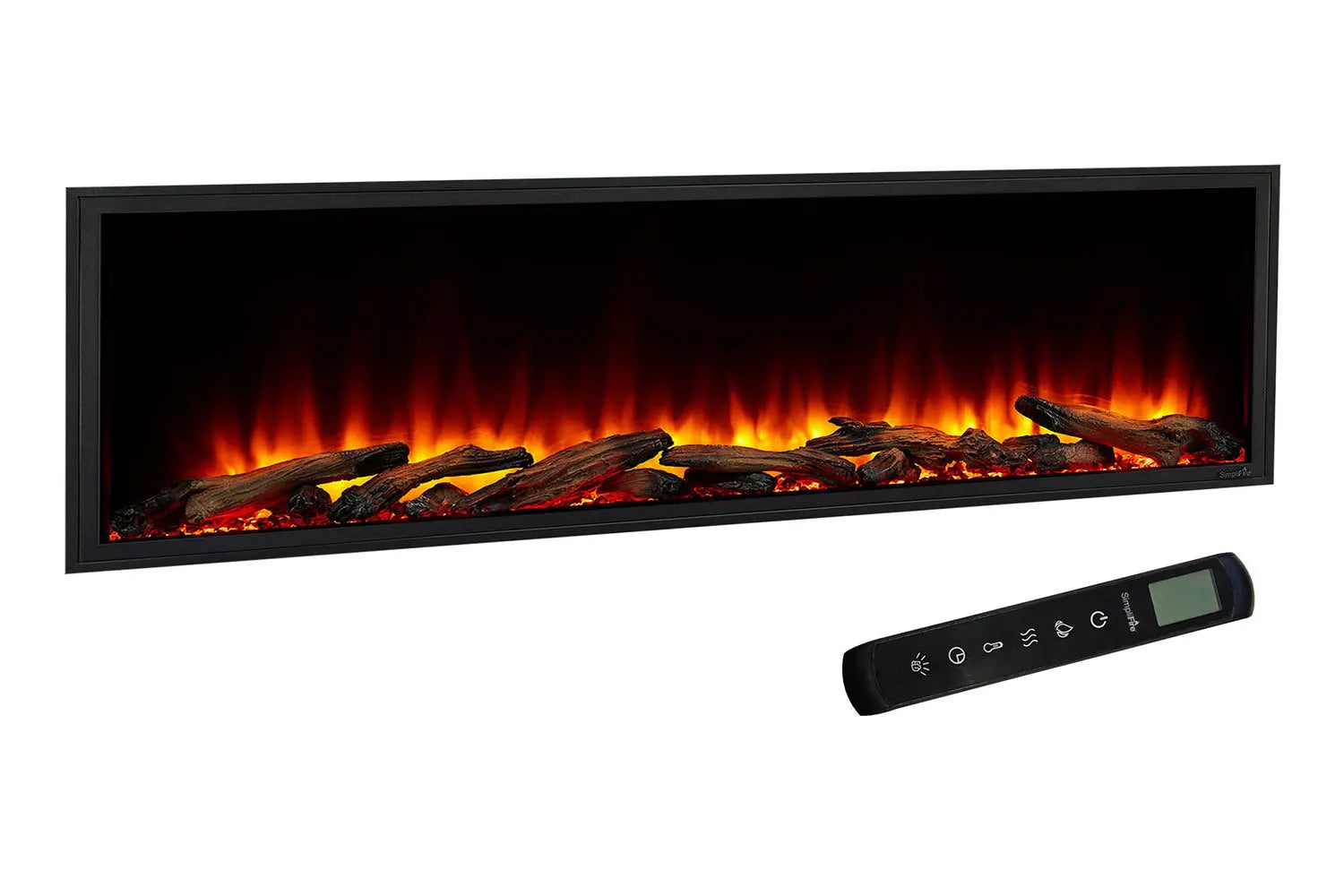 SimpliFire Scion 55'' Built-In Linear Electric Fireplace SimpliFire