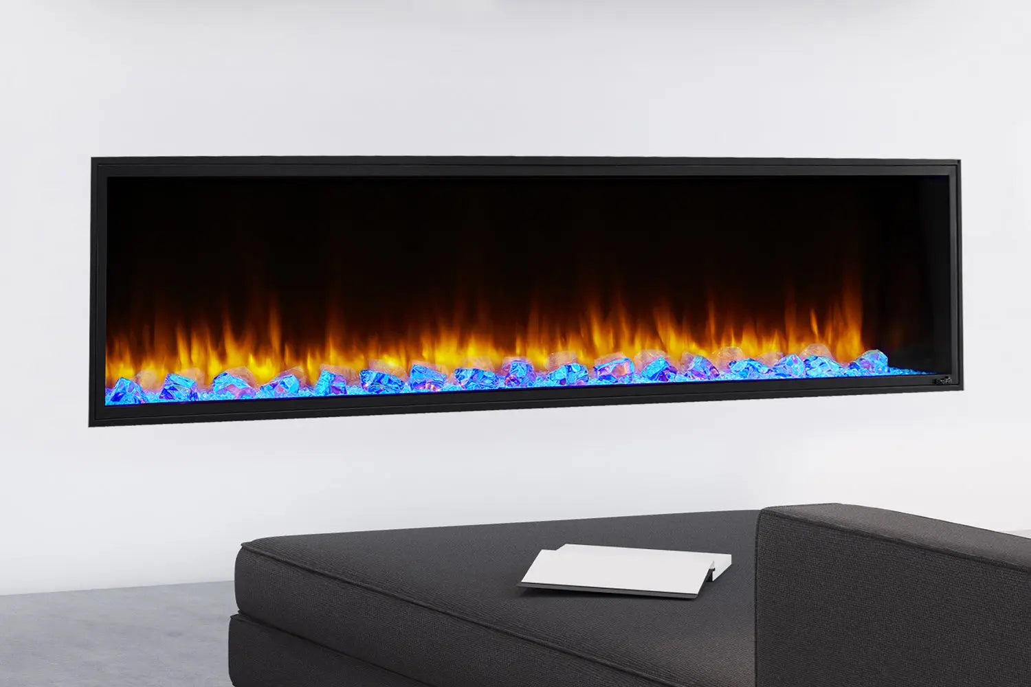 SimpliFire Scion 78'' Built-In Linear Electric Fireplace SimpliFire