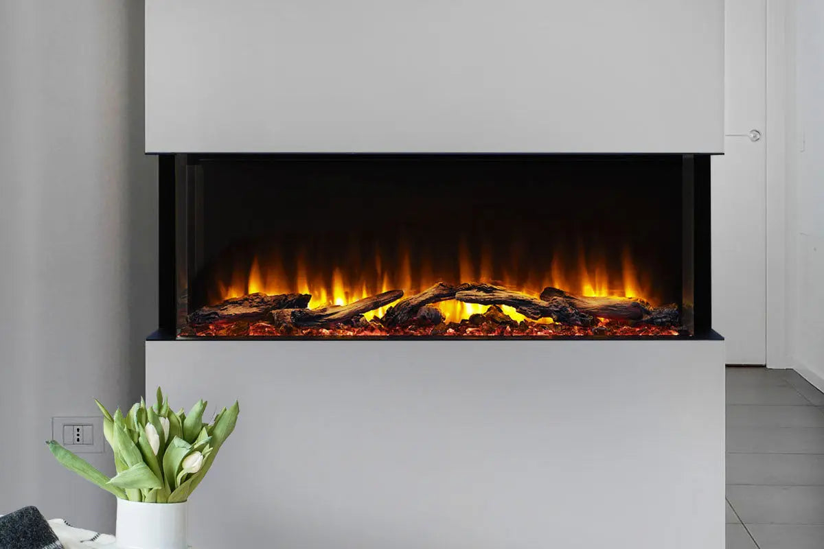 SimpliFire Scion Trinity 43" Multi-Side View Built In Electric Fireplace SimpliFire