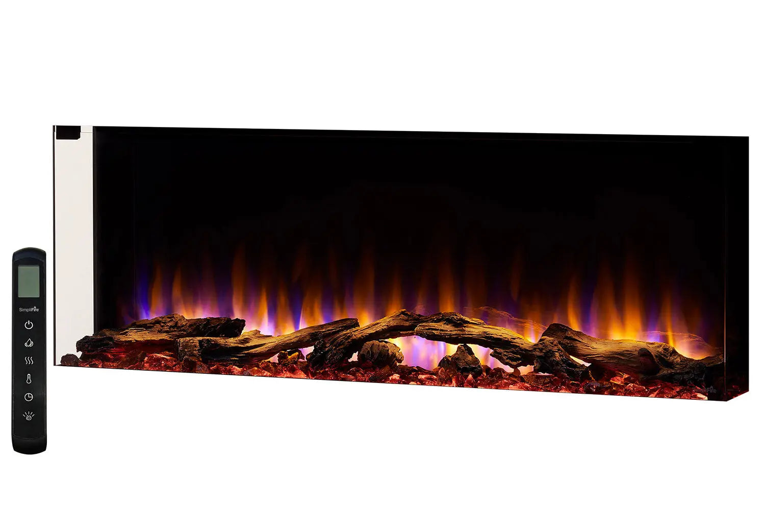 SimpliFire Scion Trinity 55" Multi-Side View Built In Electric Fireplace SimpliFire