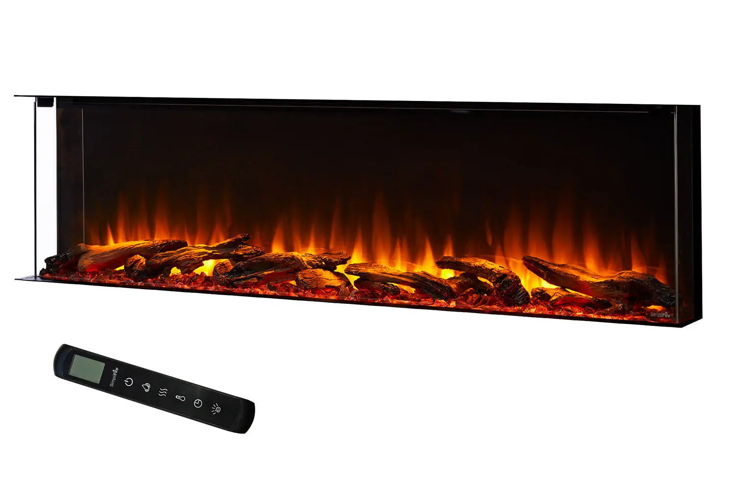 SimpliFire Scion Trinity 55" Multi-Side View Built In Electric Fireplace SimpliFire