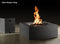 Slick Rock Concrete - Horizon Series 36-Inch Square Fire Table KHF36 Slick Rock Concrete
