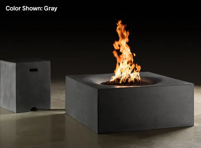 Slick Rock Concrete - Horizon Series 36-Inch Square Fire Table KHF36 Slick Rock Concrete