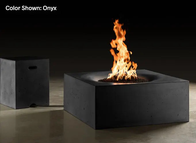 Slick Rock Concrete - Horizon Series 36-Inch Square Fire Table KHF36 Slick Rock Concrete