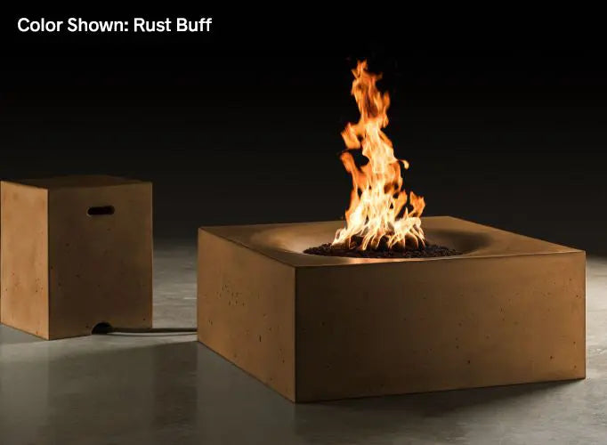 Slick Rock Concrete - Horizon Series 36-Inch Square Fire Table KHF36 Slick Rock Concrete