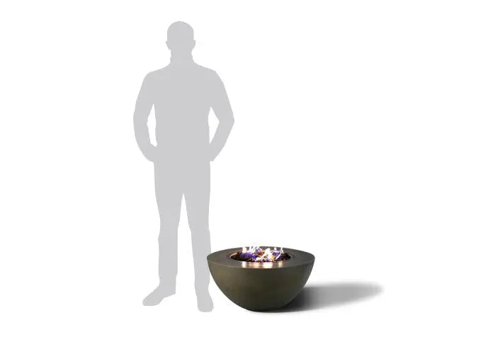 Slick Rock Concrete - Oasis Series 34-Inch Round Fire Bowl KOF34 Slick Rock Concrete
