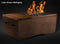 Slick Rock Concrete - Oasis Series 48-Inch Rectangle Fire Table KOF48 Slick Rock Concrete