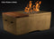 Slick Rock Concrete - Oasis Series 48-Inch Rectangle Fire Table KOF48 Slick Rock Concrete