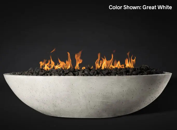 Slick Rock Concrete - Oasis Series 60-Inch Oval Fire Bowl KOF60 Slick Rock Concrete