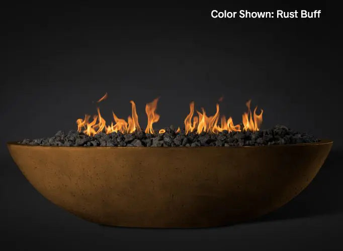 Slick Rock Concrete - Oasis Series 60-Inch Oval Fire Bowl KOF60 Slick Rock Concrete