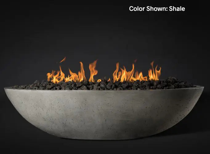 Slick Rock Concrete - Oasis Series 60-Inch Oval Fire Bowl KOF60 Slick Rock Concrete