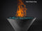 Slick Rock Concrete - RidgeLine Series Conical Fire Bowl - Match Lit Slick Rock Concrete