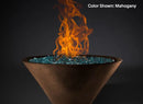 Slick Rock Concrete - RidgeLine Series Conical Fire Bowl - Match Lit Slick Rock Concrete