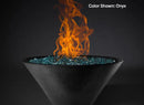 Slick Rock Concrete - RidgeLine Series Conical Fire Bowl - Match Lit Slick Rock Concrete