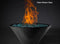 Slick Rock Concrete - RidgeLine Series Conical Fire Bowl - Match Lit Slick Rock Concrete