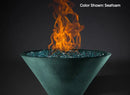 Slick Rock Concrete - RidgeLine Series Conical Fire Bowl - Match Lit Slick Rock Concrete