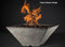 Slick Rock Concrete - RidgeLine Series Square Fire Bowl - Match Lit Slick Rock Concrete