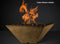 Slick Rock Concrete - RidgeLine Series Square Fire Bowl - Match Lit Slick Rock Concrete