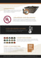 Slick Rock Concrete - RidgeLine Series Square Fire Bowl - Match Lit Slick Rock Concrete