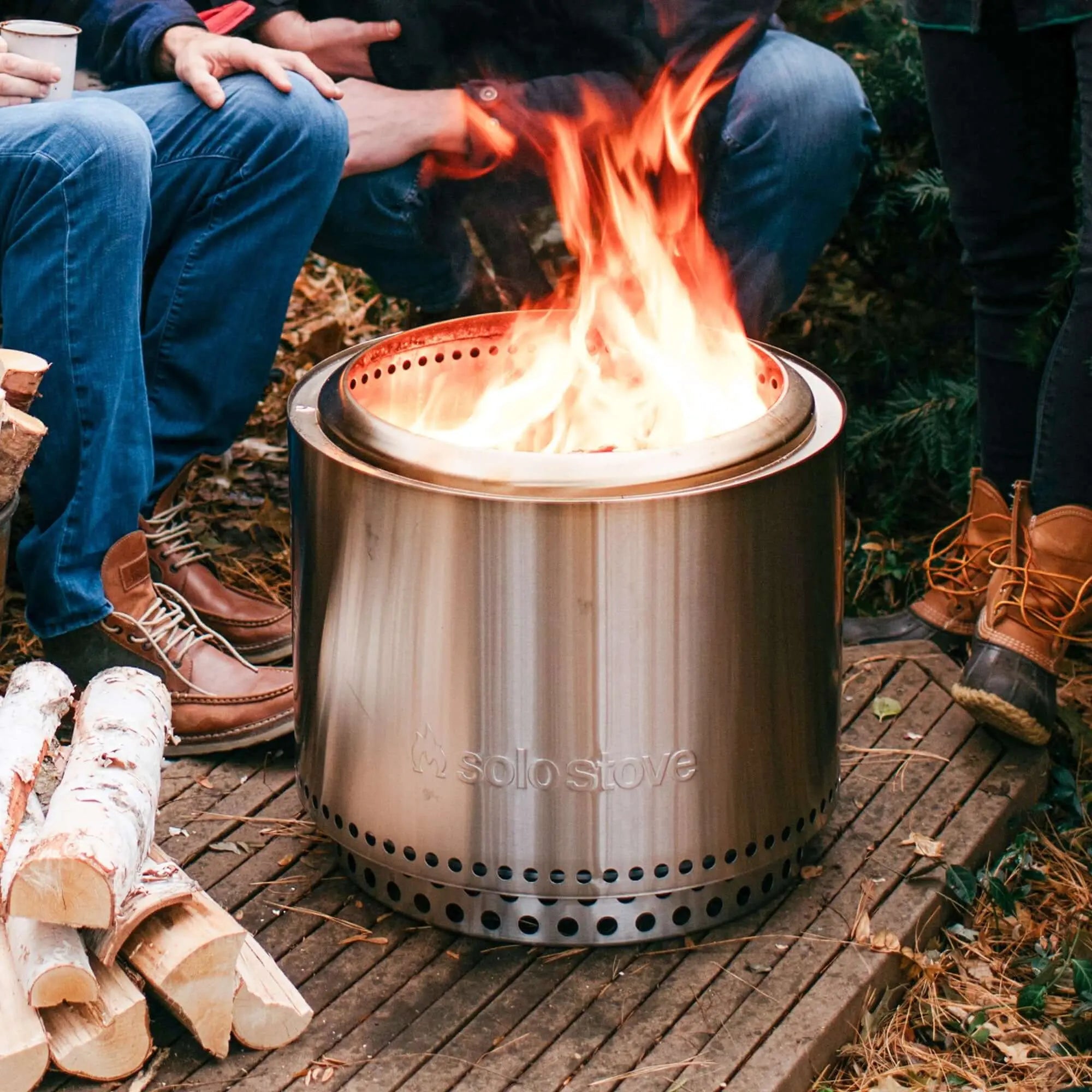 Solo Stove Bonfire Fire Pit + Stand + Shelter Bundle Solo Stove