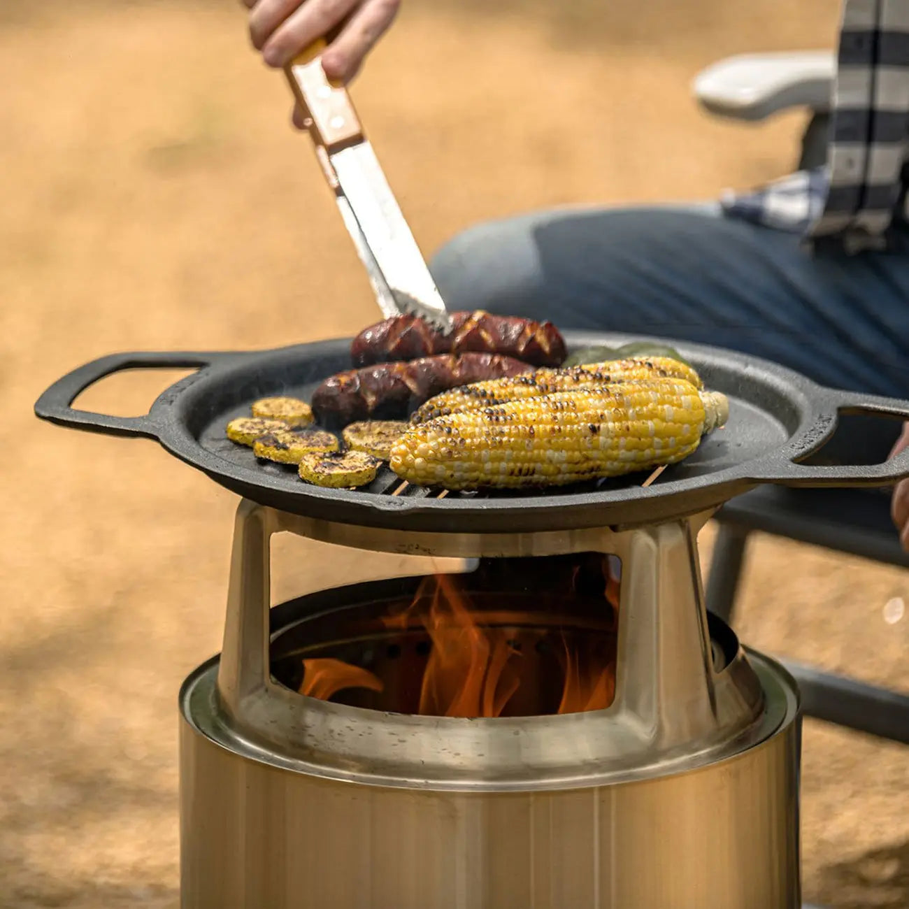 Solo Stove Bonfire/Yukon Cast Iron Grill Top Solo Stove