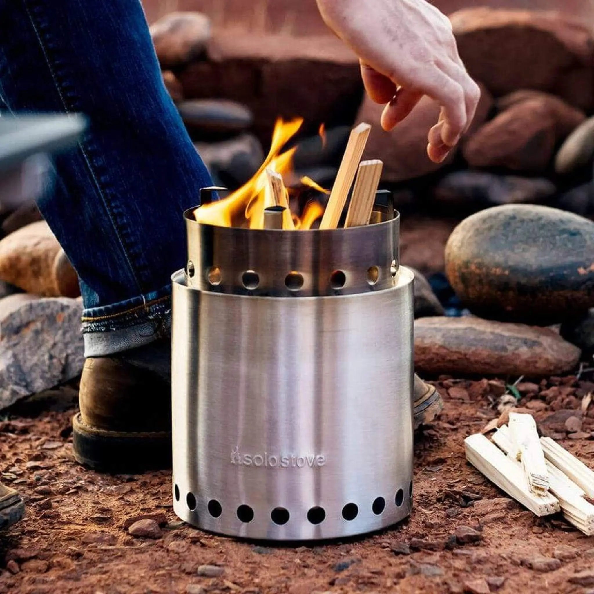 Solo Stove Campfire Stainless Steel Camp Stove Solo Stove