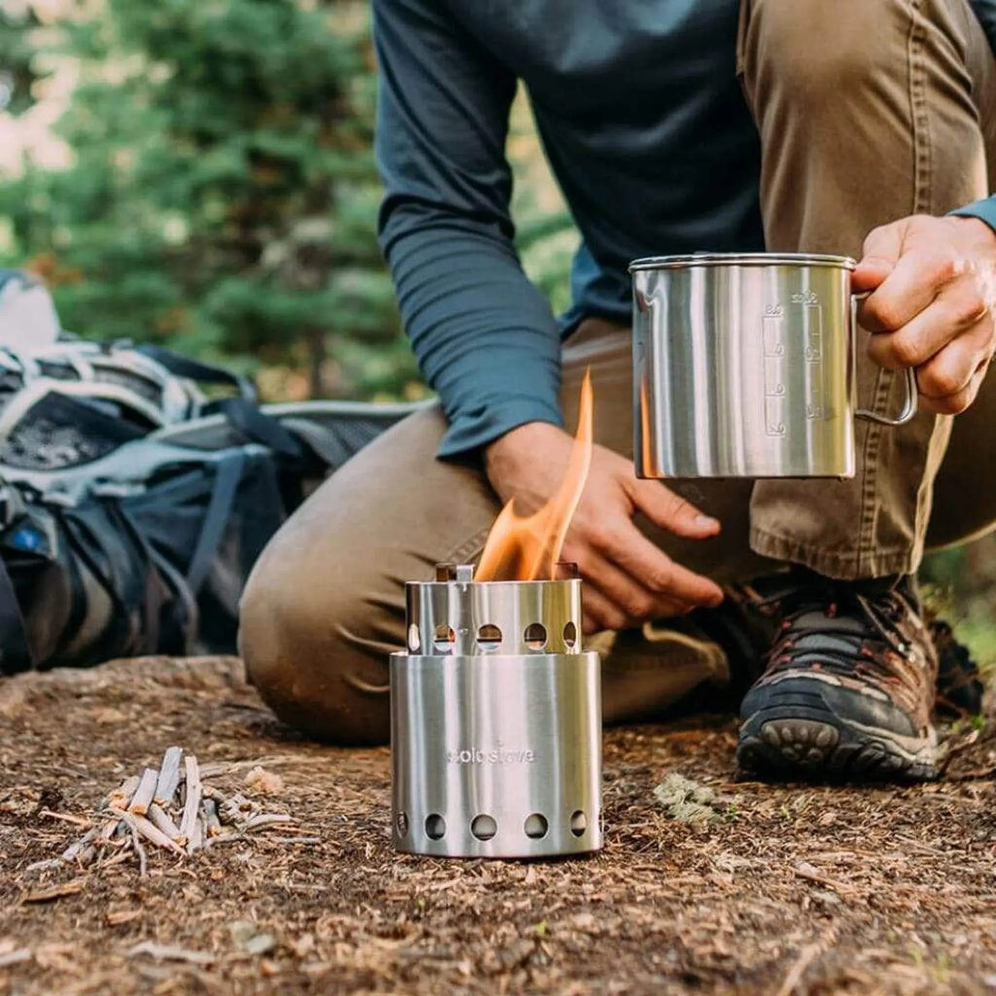 Solo Stove Lite Stainless Steel Camp Stove Solo Stove