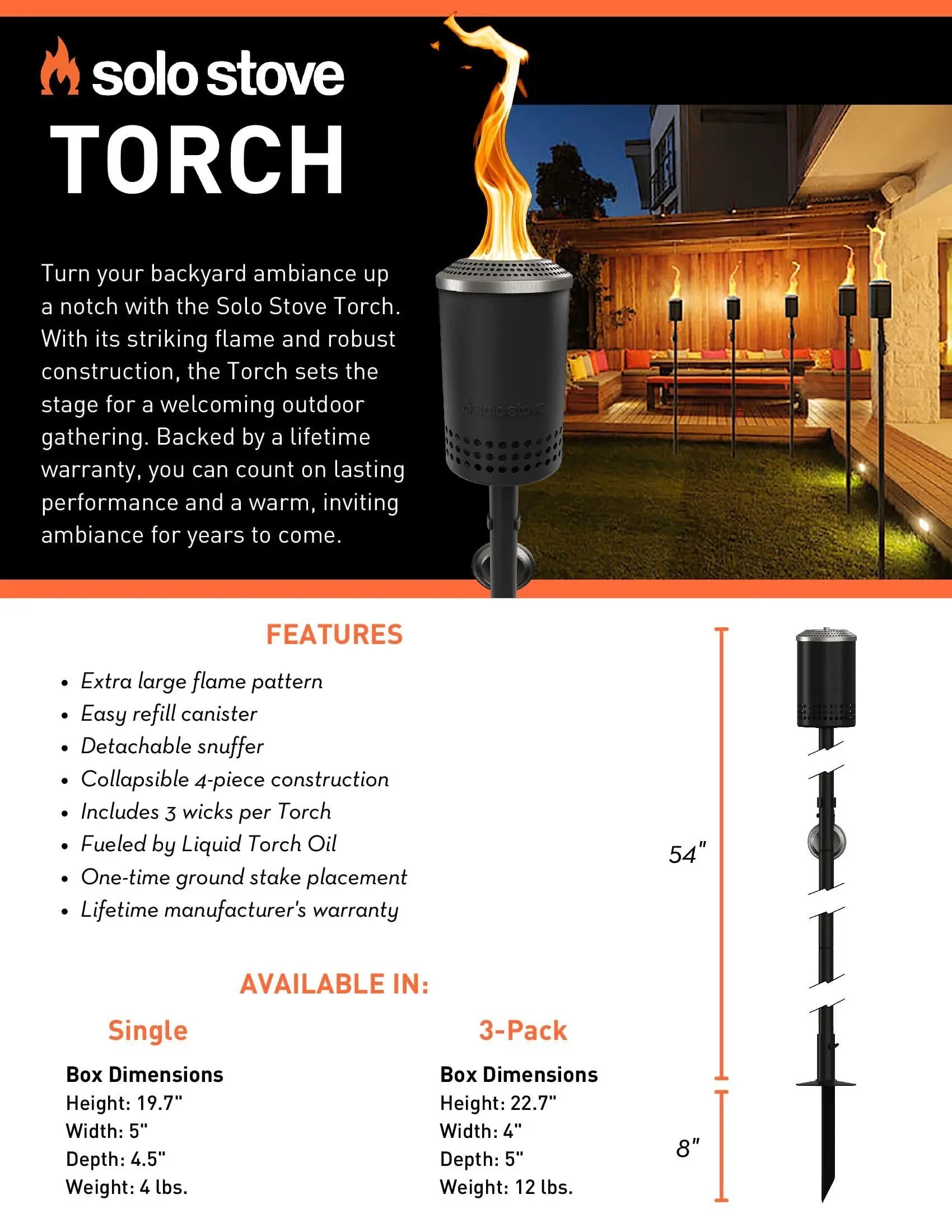 Solo Stove Mesa Torch Solo Stove