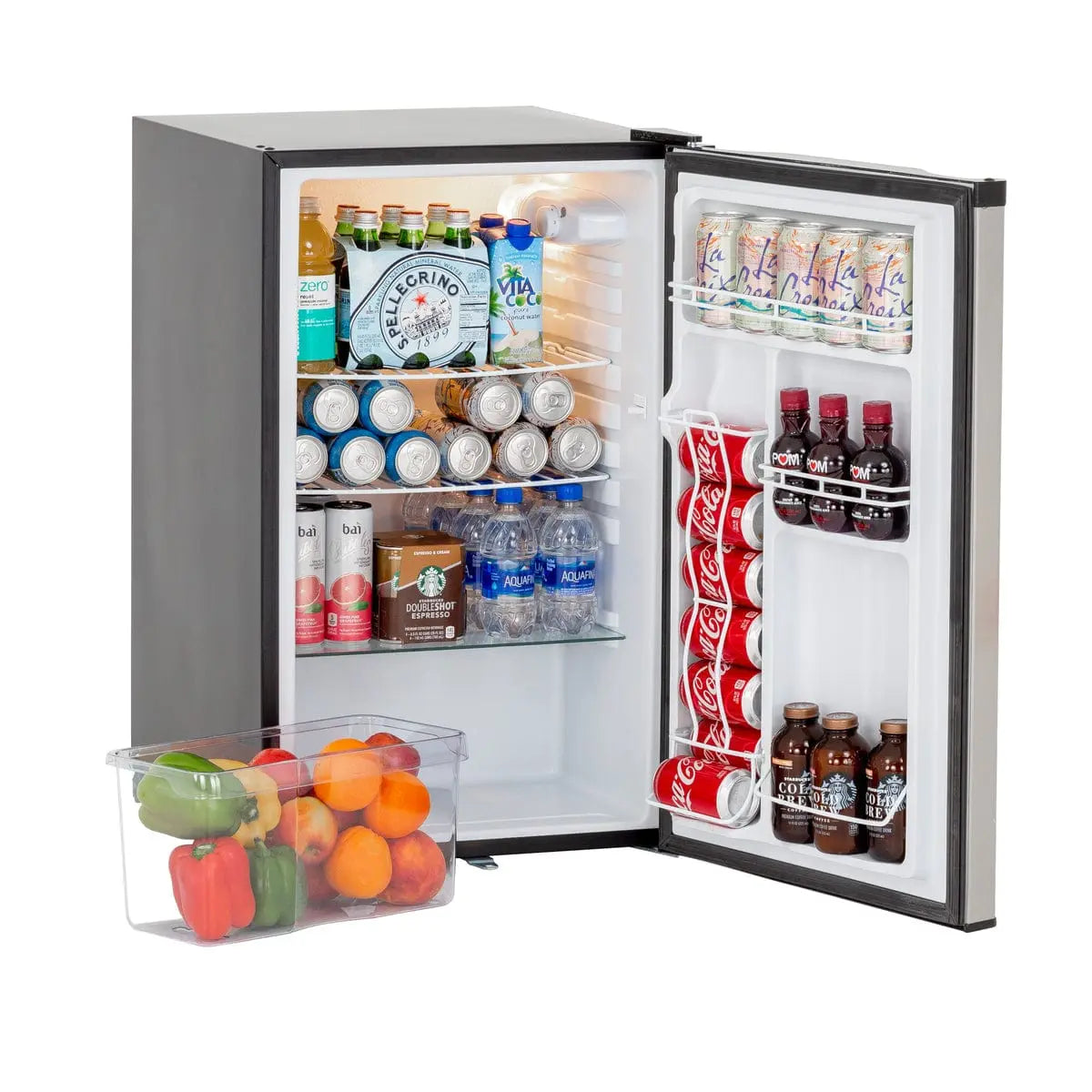 Summerset  21" 4.5C Compact Refrigerator Stainless Steel - Agent BBQ