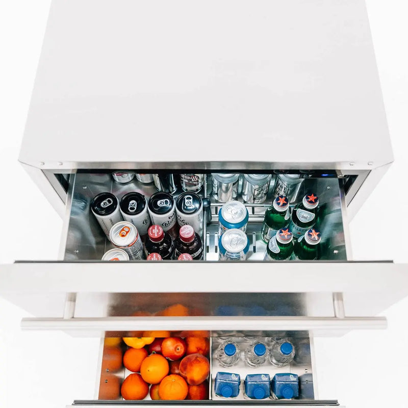 Summerset 24" 5.3c Deluxe 2-Drawer Refrigerator - Agent BBQ