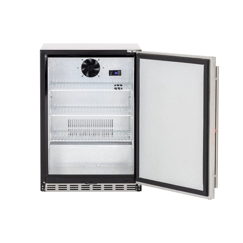 Summerset 24" 5.3c Deluxe Rated Refrigerator 304 Stainless Steel - Agent BBQ