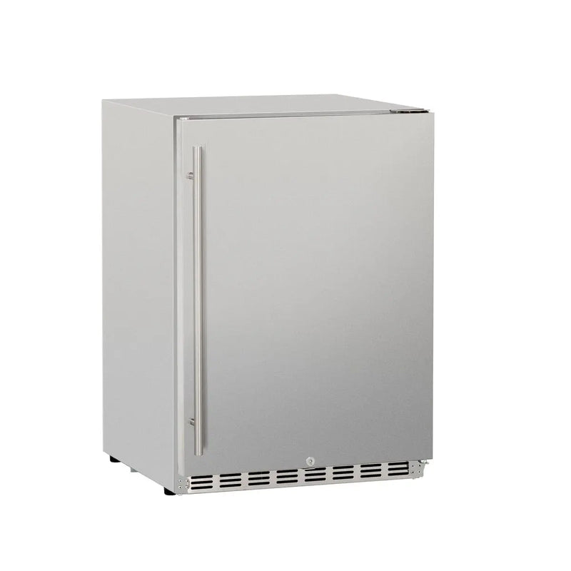 Summerset 24" 5.3c Deluxe Rated Refrigerator 304 Stainless Steel - Agent BBQ