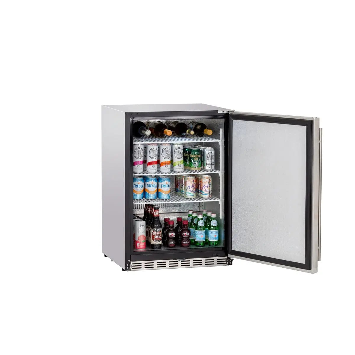 Summerset 24" 5.3c Deluxe Rated Refrigerator 304 Stainless Steel - Agent BBQ