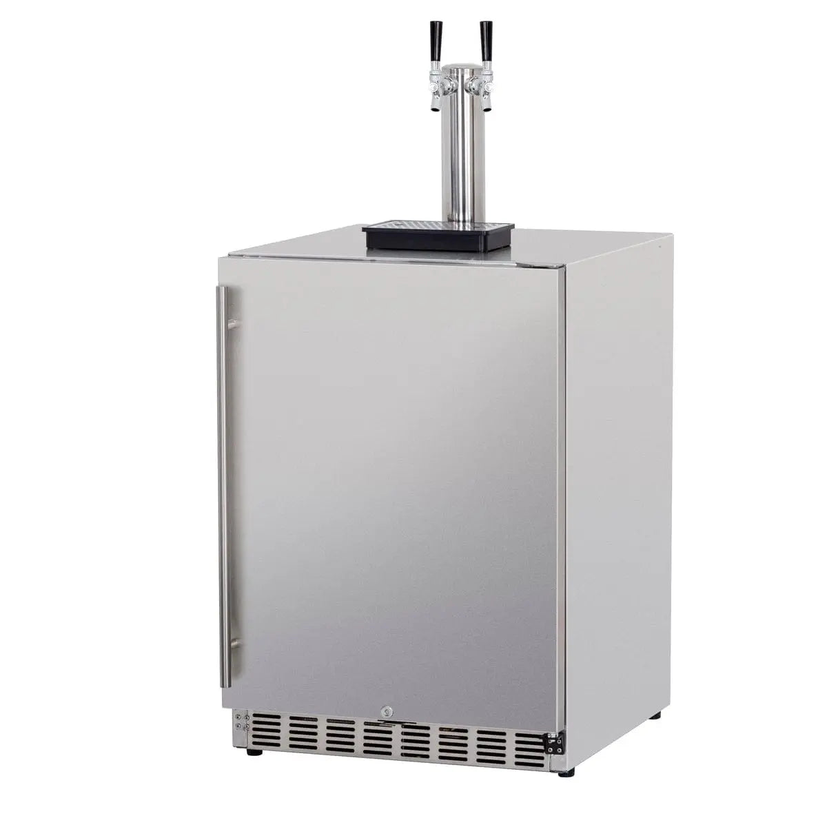 Summerset 24" 6.6c  Deluxe Rated Kegerator Double Tap Stainless Steel - Agent BBQ