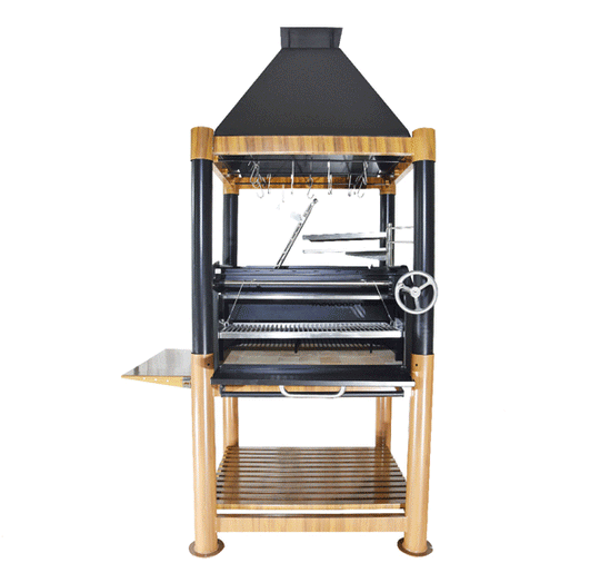 Tagwood BBQ Beast Argentine Wood Fire & Charcoal Grill - BBQ02SI Tagwood BBQ