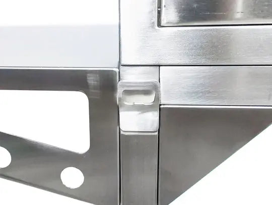Tagwood BBQ Fully Assembled Argentine Santa Maria Wood Fire & Charcoal Grill - All Stainless Steel - BBQ03SSF Tagwood BBQ