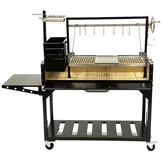 Tagwood BBQ Fully Assembled Argentine Santa Maria Wood Fire & Charcoal Grill - BBQ03SIF Tagwood BBQ